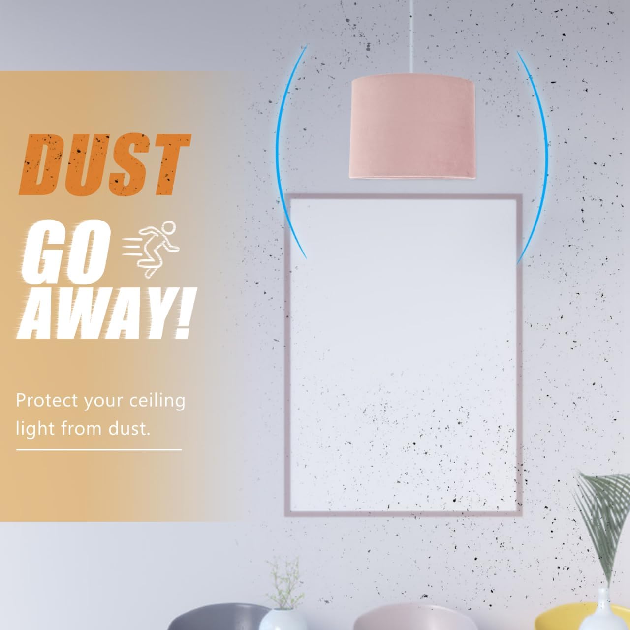 Velvet Oval Lampshade 7.3 Inch White Fabric Lamp Shade Table Light Cover Accessory Soft Light Diffuser for Bedroom Living Room