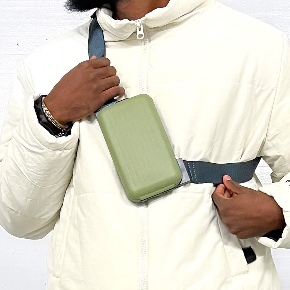 Banane en Aluminium, Pratique et stylée avec Portefeuille intégré, Protection RFID Contre la fraude et la démagnétisation, modèle Phone Bag | Accès rapide au téléphone et aux documents. Gardez vos essentiels organisés et toujours à portée de main.