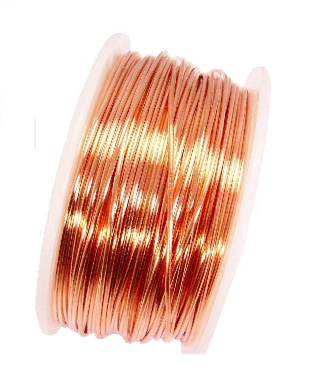 ART IFACT 10 Meters Bare Copper Wire - 19 Gauge (1.016 mm Diameter) - Dead Soft - 99.9% Pure Copper Wire - Without Enameled - DIY Jewellery & Artistic-image-31