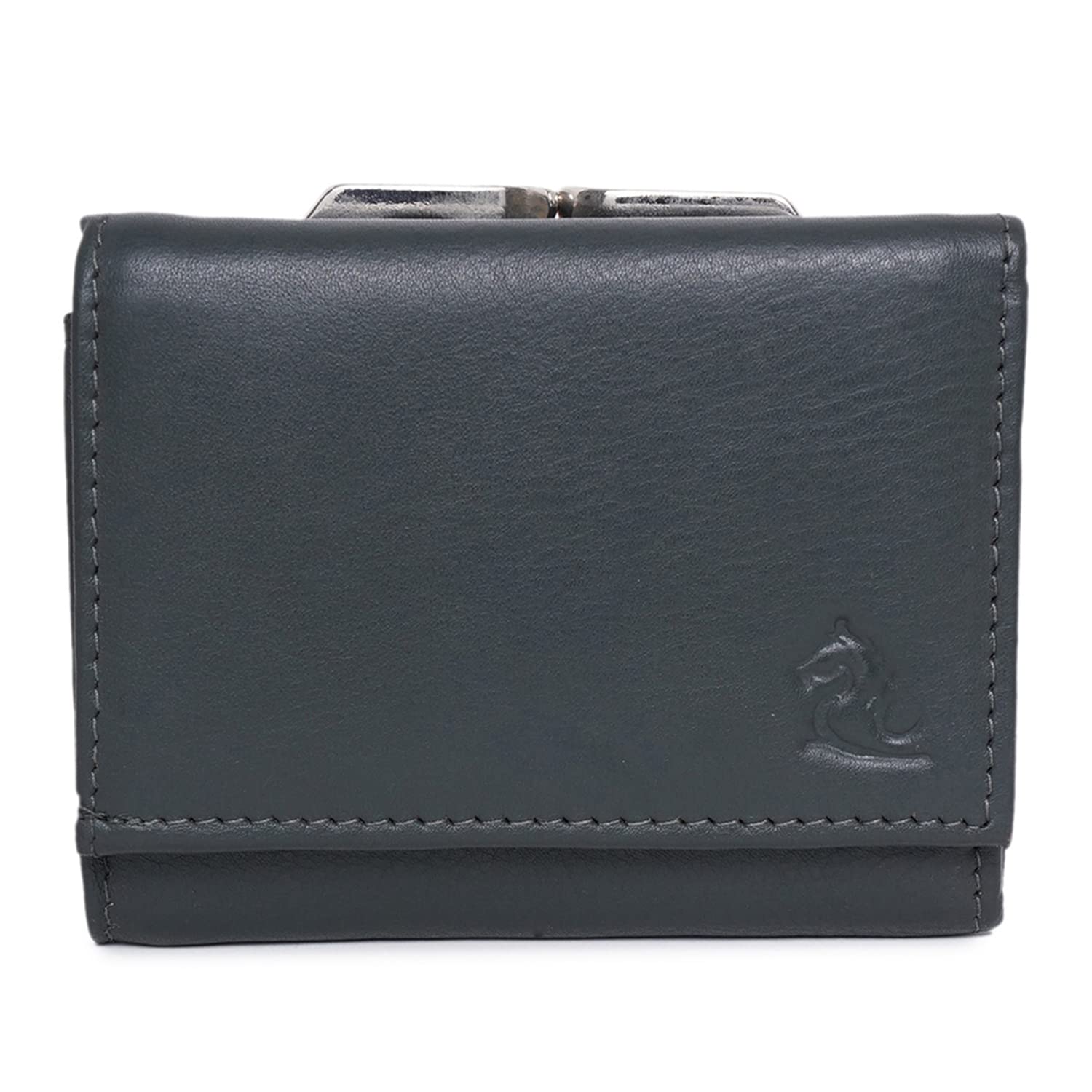 KARAWomen Olive Leather Wallet I Genuine Leather Ladies Purse Visiting Card Holder - Wallet for Women I Trifold Clutch