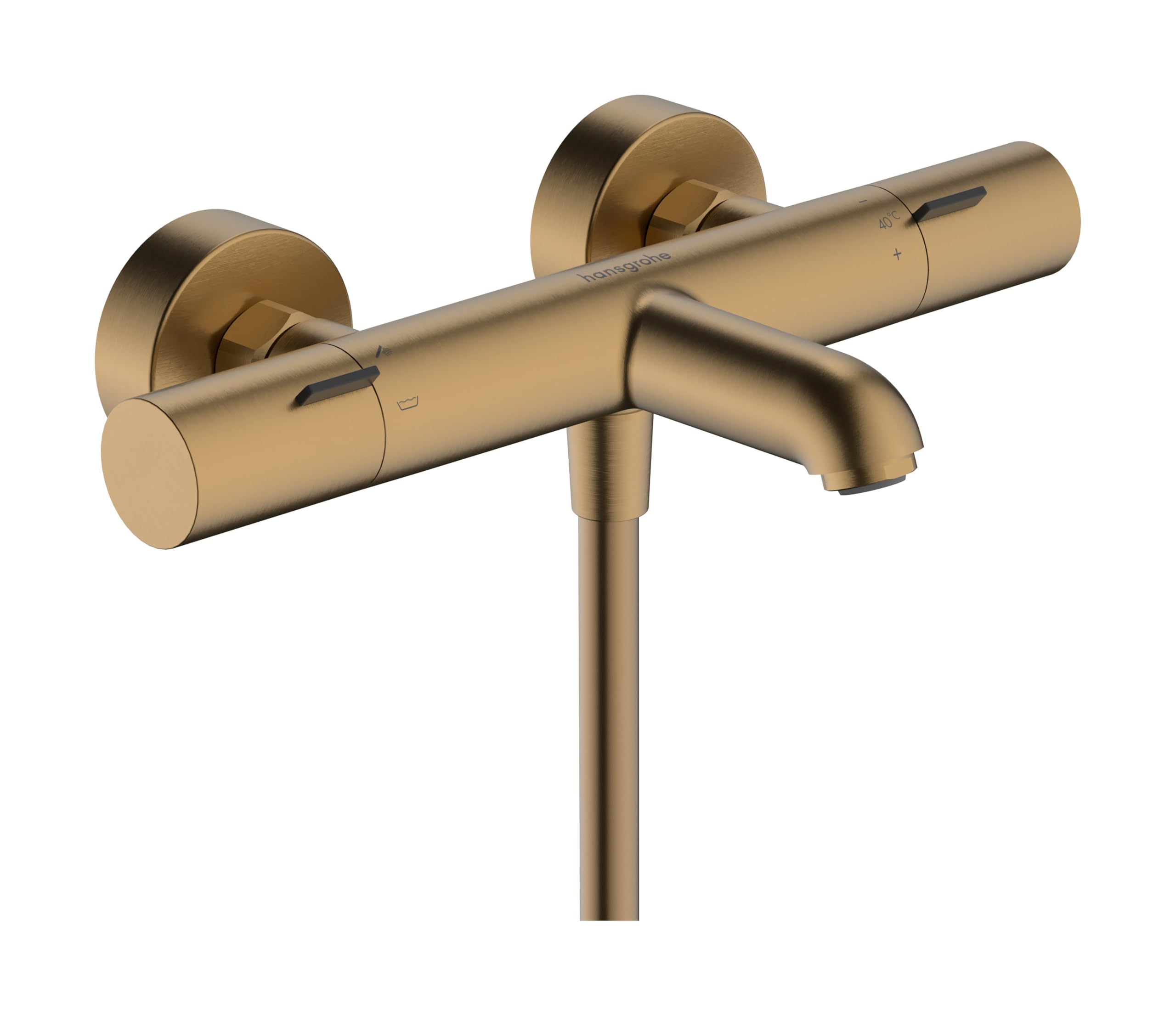hansgrohe Ecostat Fine 2 Consumer Thermostat de bain Bronze brossé