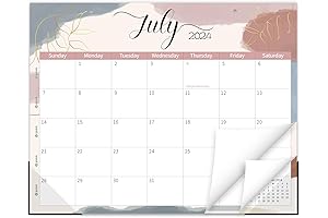 GuassLee Desk Calendar 2024 2025 - 18 Monthly Calendar