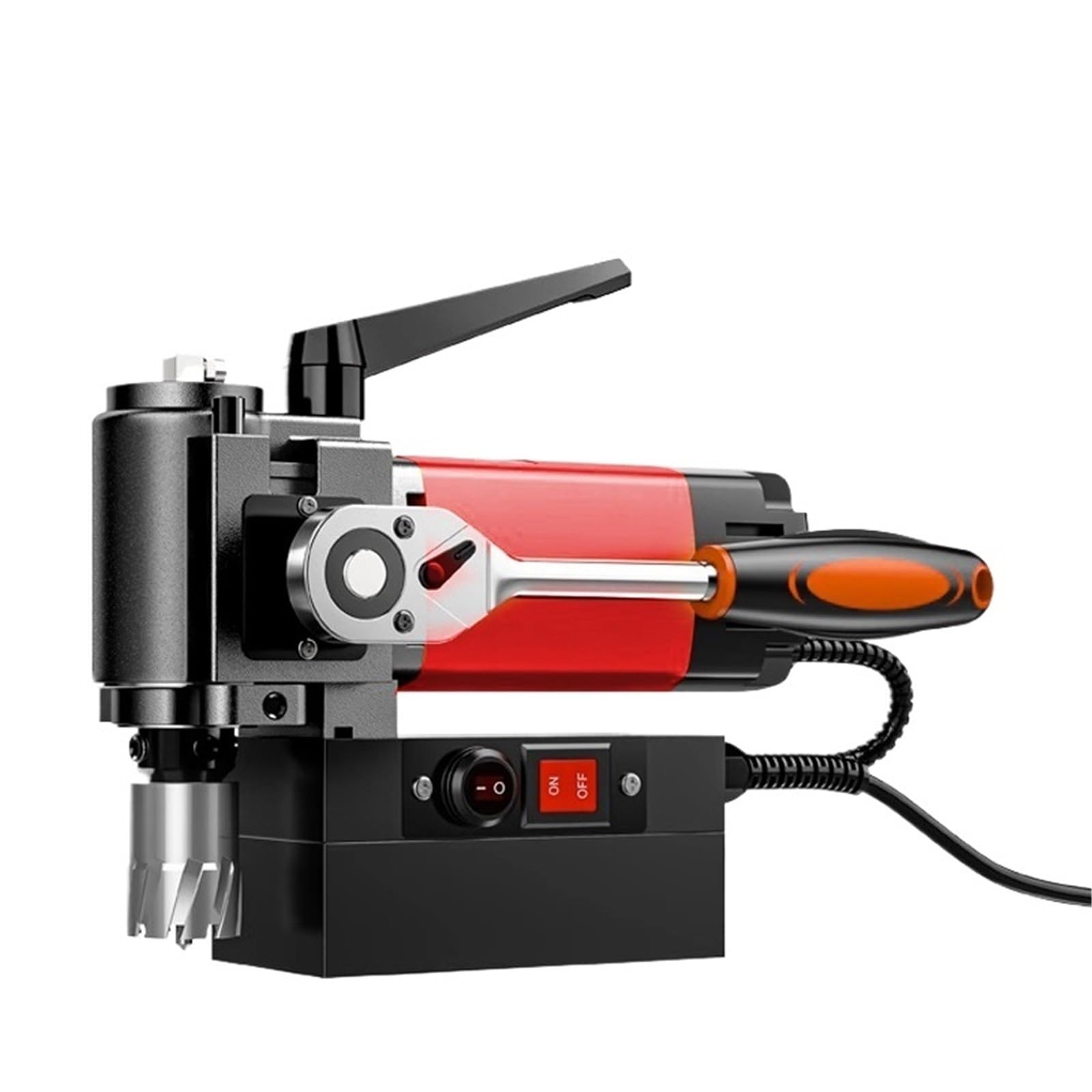 Taladro de columna Taladro magnético eléctrico, taladro de suelo, potente taladro magnético, máquina de perforación portátil de grado industrial