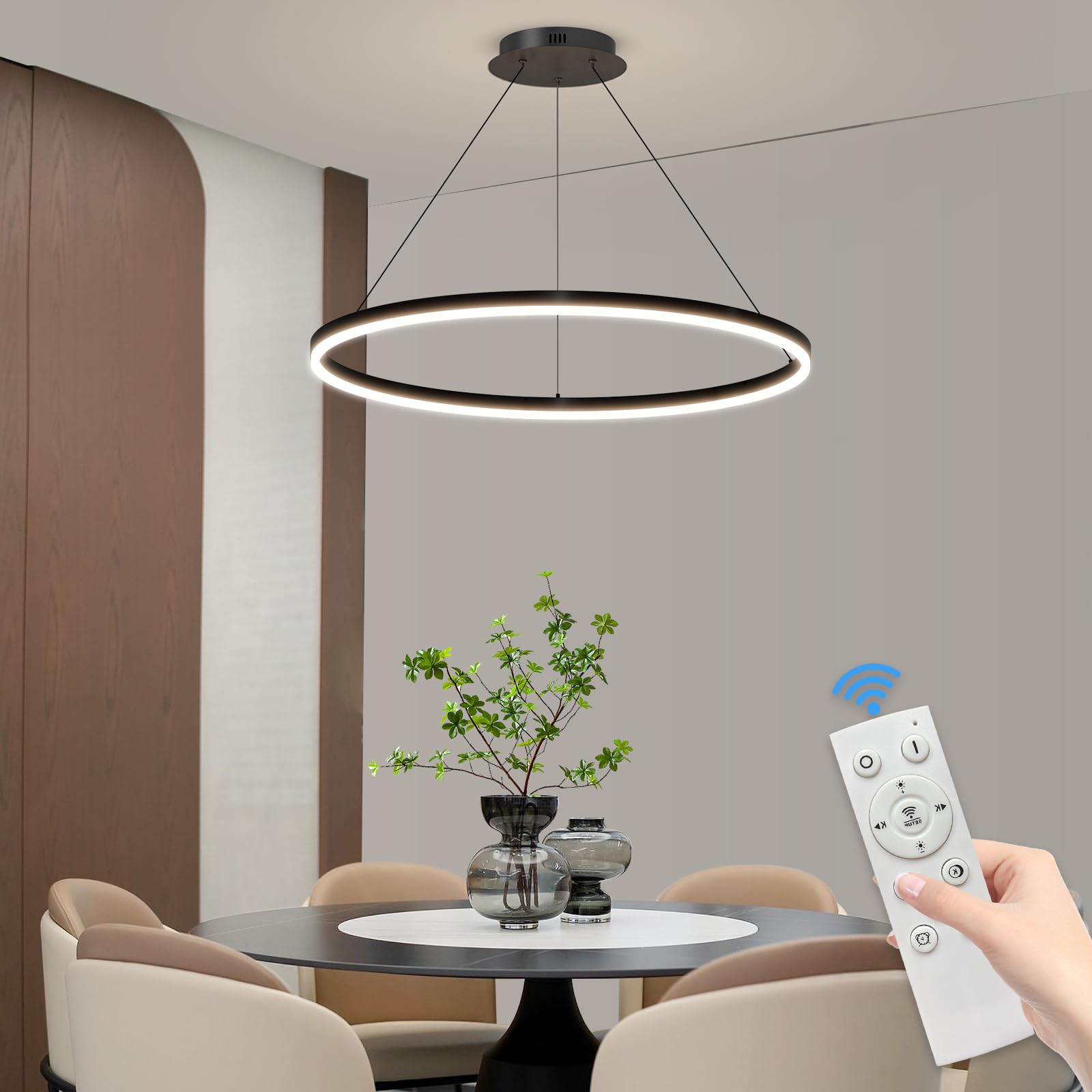 Mikeru 40cm Round Dining Table Pendant Lights