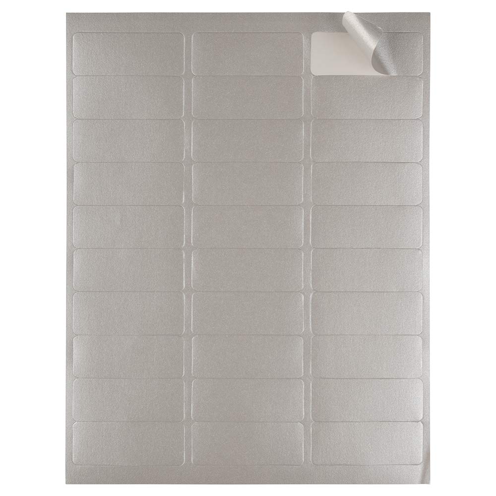 Amazon.com : JAM PAPER Return Address Labels - Standard Mailing - 1 x 2 5/8  - Silver Metallic - 120 Shipping Labels/Pack : Office Products