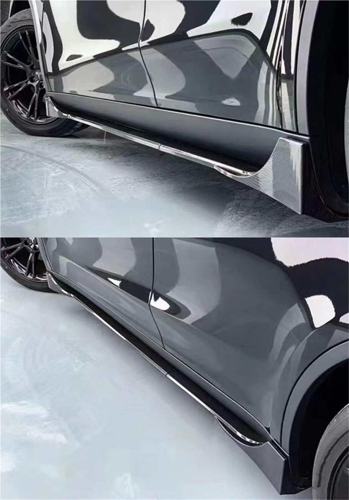 Spojlery tylne Do Tesla Model3 2016-2023 Spojler samochodowy | Body Kit Spoiler Tylny Dyfuzor Przedni Spojler Zderzaka Boczna Dokładka Części