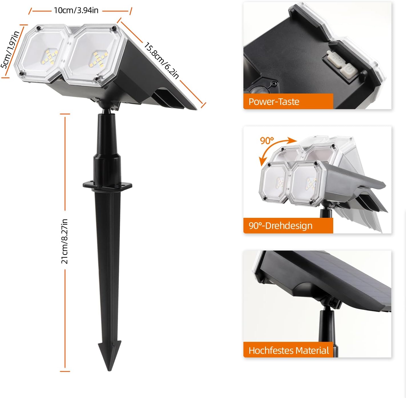 Kerti lámpa felszerelési lehetőségek