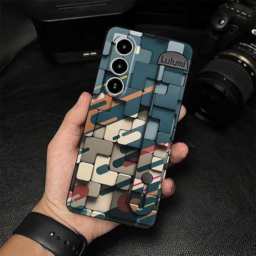 Phone Case Compatible with Itel A100, Shockproof Personality Phone Holder Masculine Nature Back Cover Simple Silicone Kickstand 