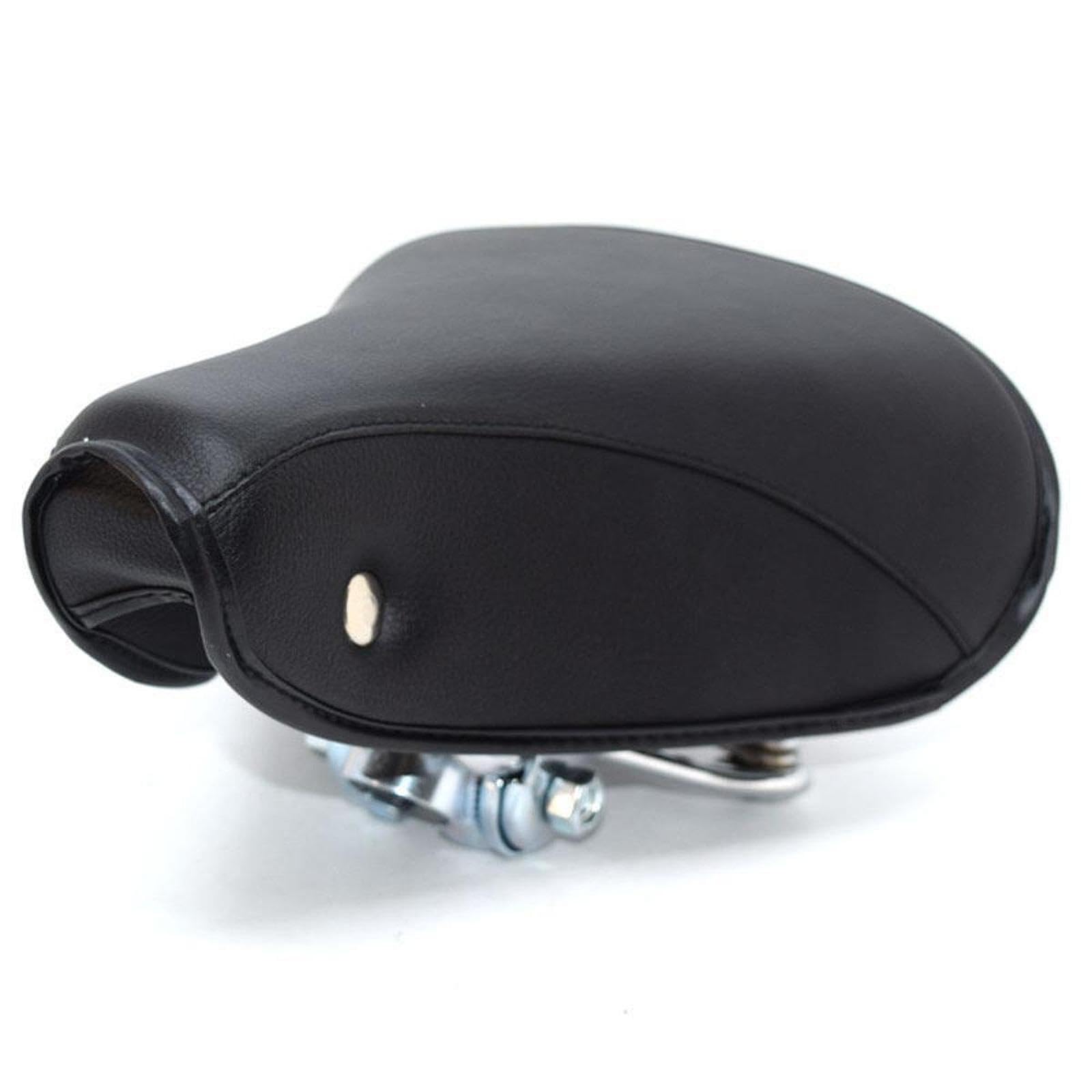 Vintage Bike Saddle Sillín de Bicicleta con Amortiguadores Asiento Estilo Retro Clásico Acolchado Ancho Superficie PU Resistente Al Agua Adecuado para