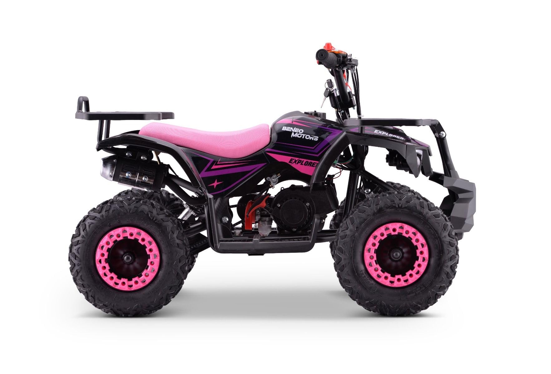 ATV - Mini quad pour enfant Beneo Motors Explorer Rose - 50 cc