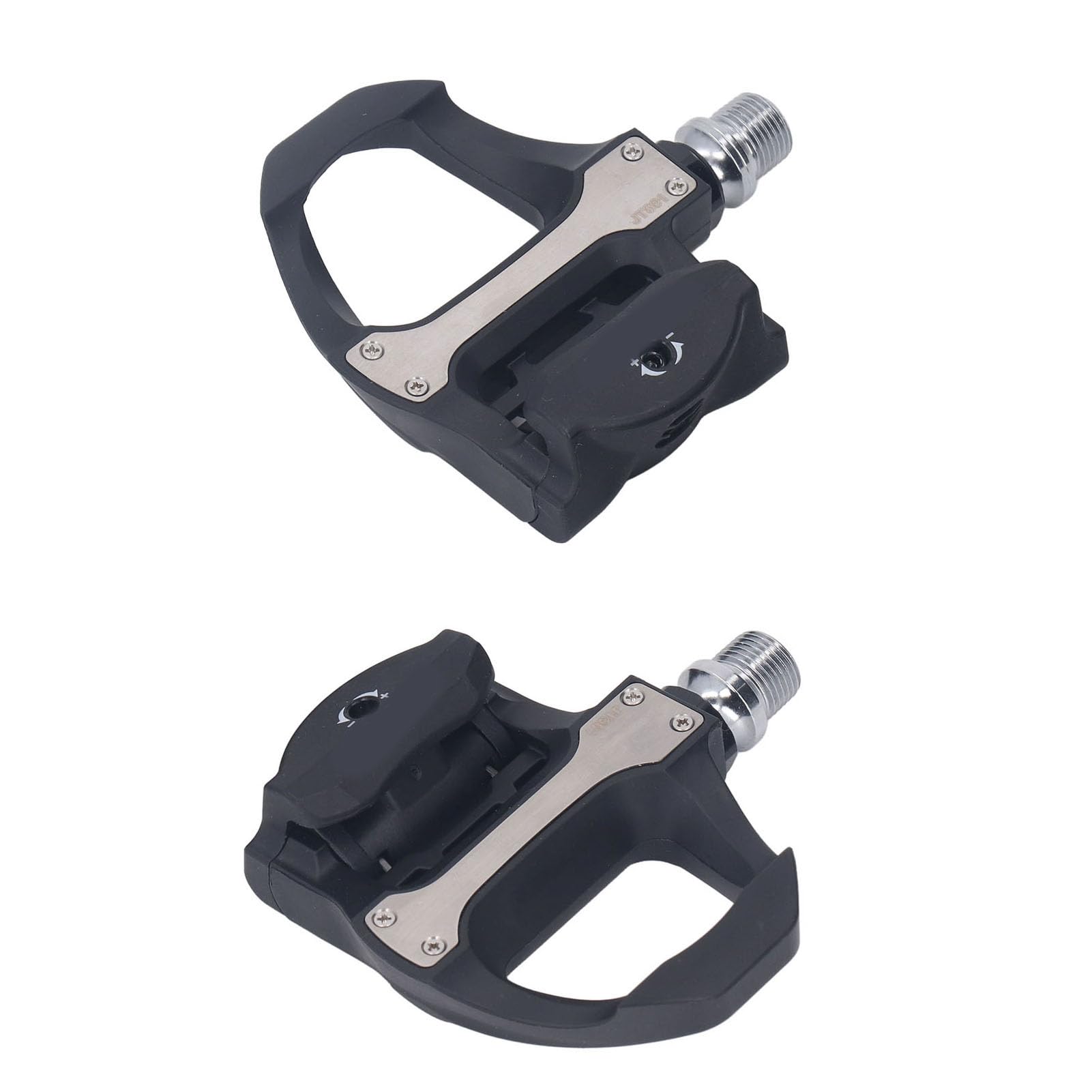 Pedali di bloccaggio con tacchette Set Tacchette con cuscinetti aerodinamici Pedale autobloccante compatibile con il Pedali in nylon leggeri ad alta resistenza per