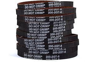 MOTOU® 10x200mm GT2 Closed Timing Belt for Enhanced Printing Precision