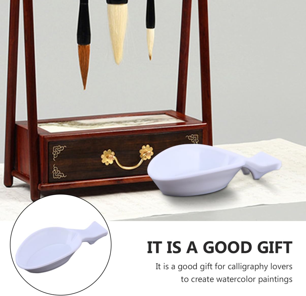 STOBOK 30pcs Traditional Calligraphy Art Supply Writing Brush Pen Plate for Painting
