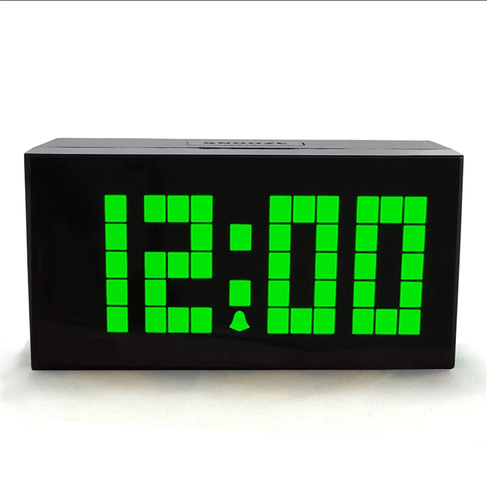 Multi-Color Mute Luminous Budzik Cyfrowy Zegar LED Termometr Timer Tabela Kalendarz Sypialnia Dekoracja Dekoracji Salon Room(A)