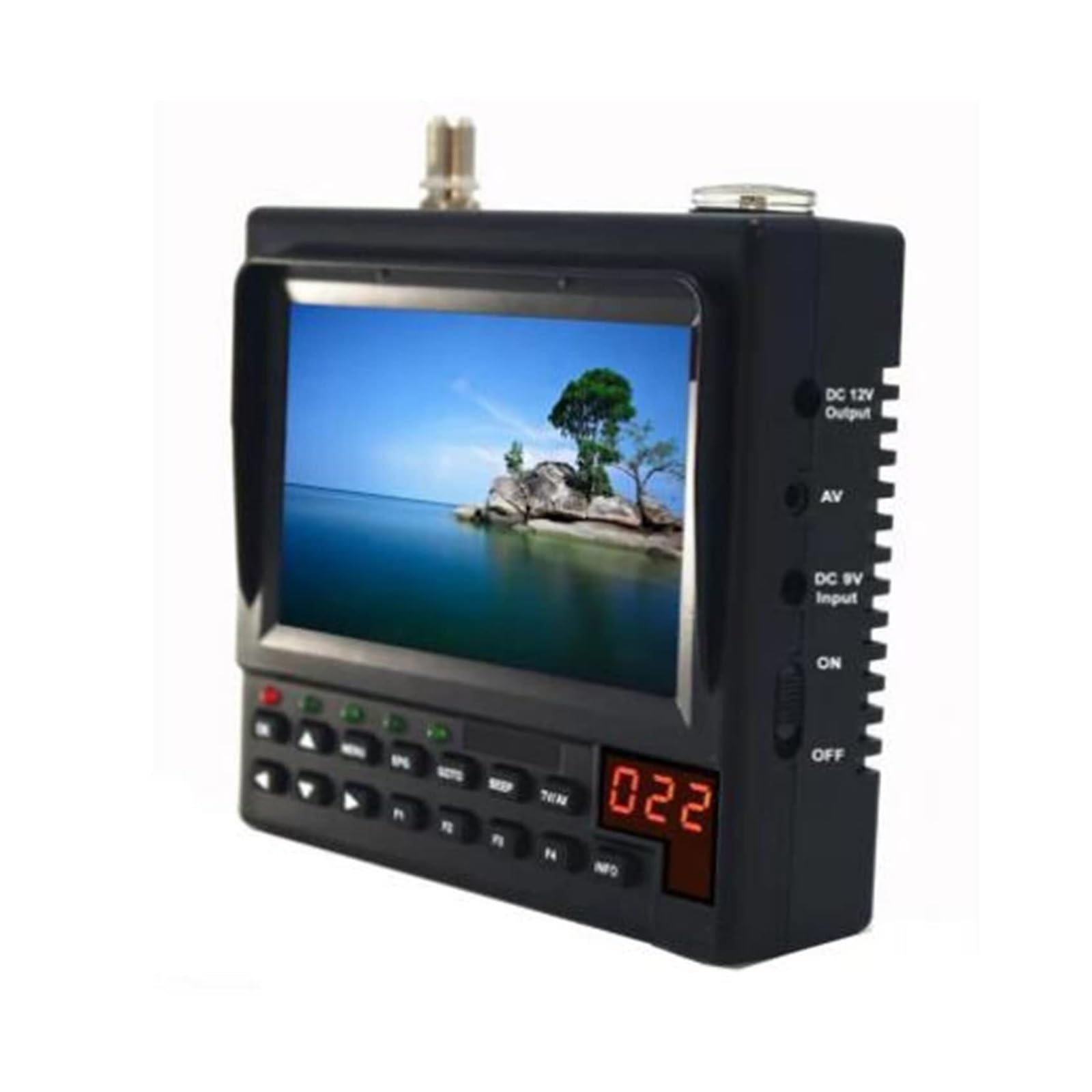 Cercatore satellitare, Monitor Del Dispositivo Di Debug Segnale Multifunzionale Da 2 Pezzi 4,3 Pollici Con Supporto Ad Alta Definizione Per HHT KPT-268AH,Misurazione del segnale