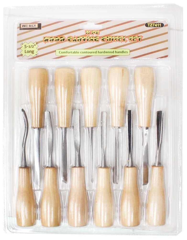 WEDGE 11 Piece Fine Carving Tools Set | Compact 5.5