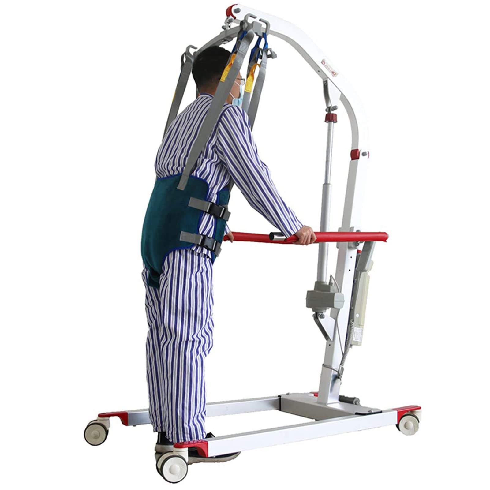 Arnés de Elevación de Paciente de Cuerpo Completo, Grúa de Paciente, Discapacidad de Elevación Cómoda Eslinga Cinturón de Transferencia Médica, Arnés de Ajuste Rápido