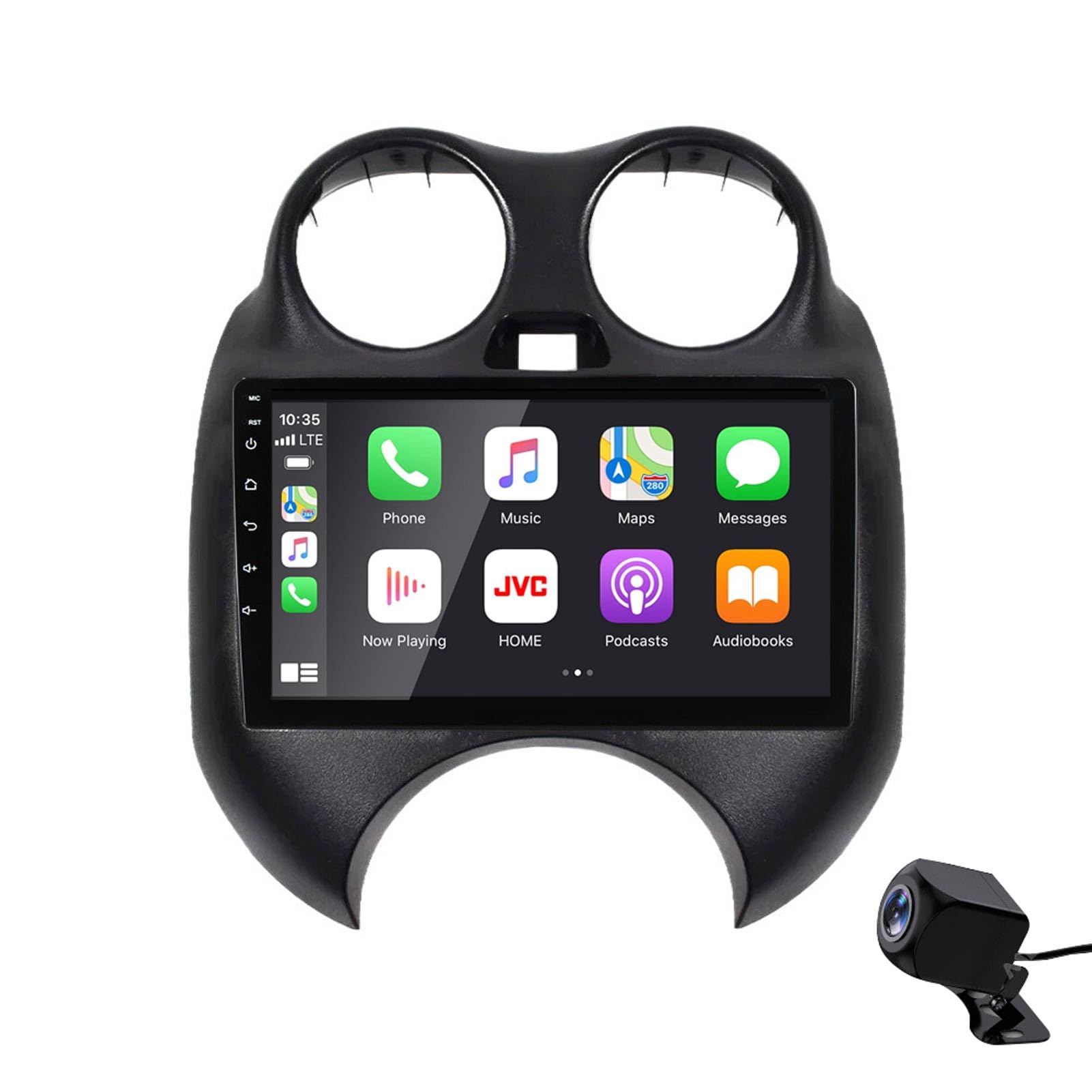 CarPlay sans fil et Android Auto pour autoradio Nissan March écran tactile 9"