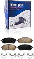Vista 7 de Detroit Axle - Kit de freno delantero de 4 lengüetas para Nissan Altima 1993-2001, Sentra 2000-2006, INFINITI G20 1999-2002, Rotores de freno