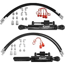 Summit Hydraulics Double-Acting Top & Tilt Kit, Category 1 Cylinder Top 18 Minimum 26 Maximum, 8" Stroke Side 16 Minimum 20 Maximum, 4" Stroke Factory Rear Remote Kit