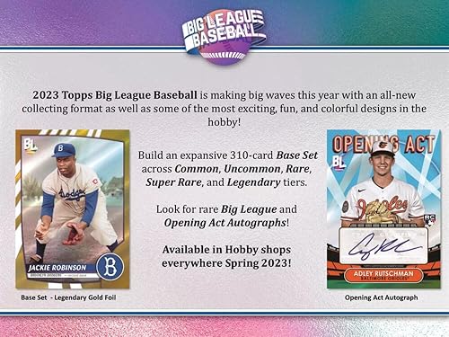 Miniatura 2 de Caja de pasatiempos de béisbol de Topps Big League 2023 (18 paquetes8 tarjetas) - GotBaseballCards