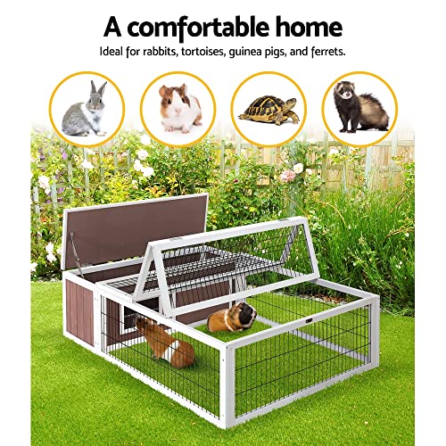 wooden hutch dimensions and access
