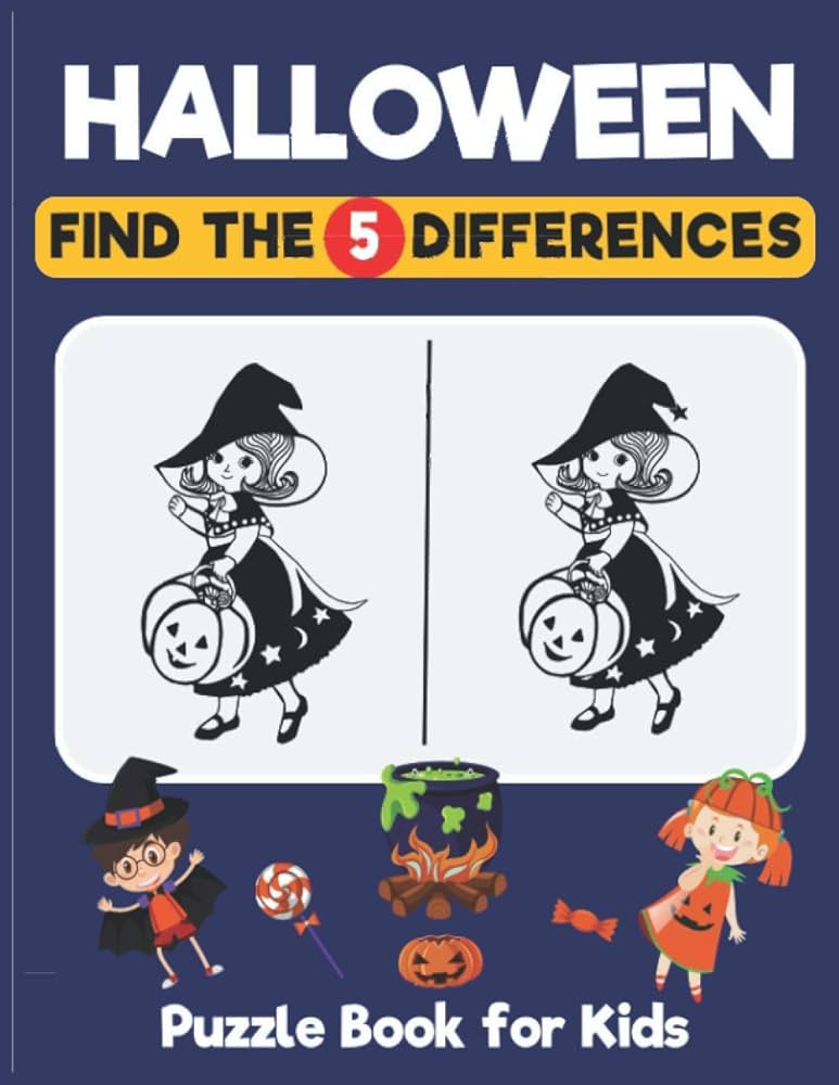 halloween-find-the-differences-puzzle-book-for-kids-a-fun-things-to-seek-find-for-happy-halloween-brain-teasers-and-puzzles-for-smart-kids-cute-gift-for-kids-spot-the for Free Printable Halloween Brain Teasers Halloween Find The Differences Puzzle Book For Kids: A Fun Things to Seek & Find For Happy Halloween, Brain Teasers and Puzzles For Smart Kids, Cute ... Gift For Kids (Spot The for Free Printable Halloween Brain Teasers