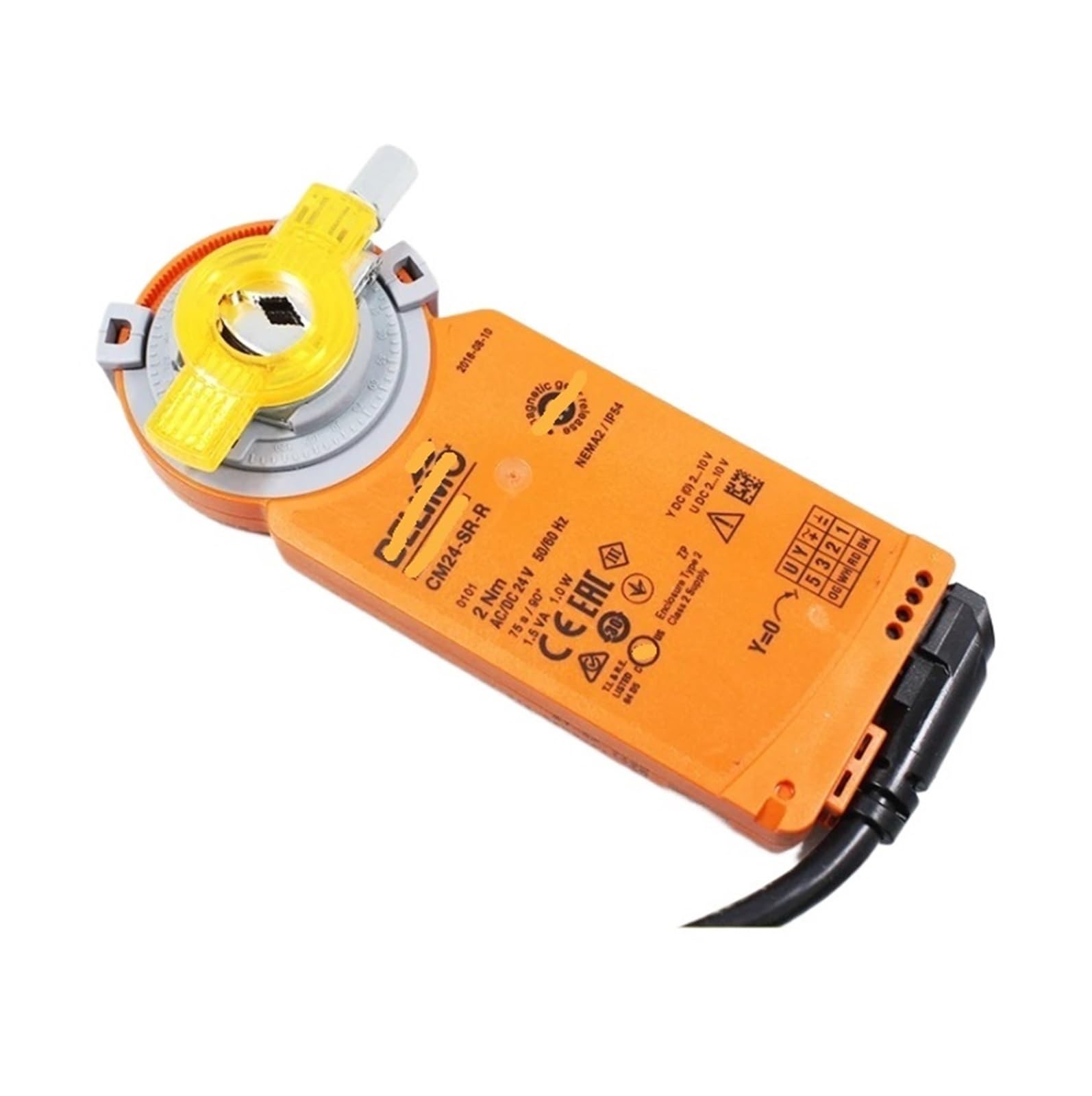 Actionneur d'amortisseur modulant CM24-SR-R 2NM AC24V DC24V avec retour de Position HAVC