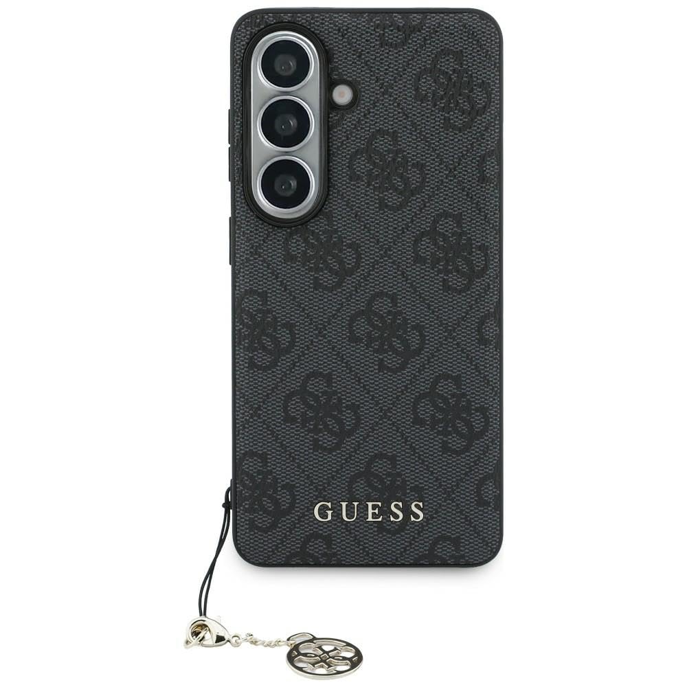 CG MOBILE Guess Klassischer Logo-Charme Hülle für Samsung Galaxy S26 (Schwarz)