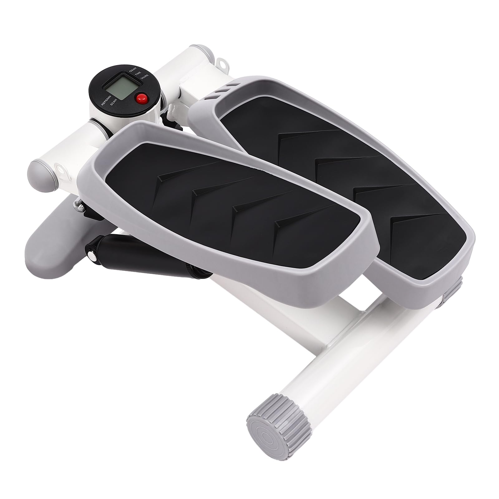 Stepper do fitnessu, stepper schodowy z taśmami oporowymi, ekran LED, antypoślizgowa, silikonowa mata do odchudzania, modelowania codziennych ćwiczeń, nośność 150 kg