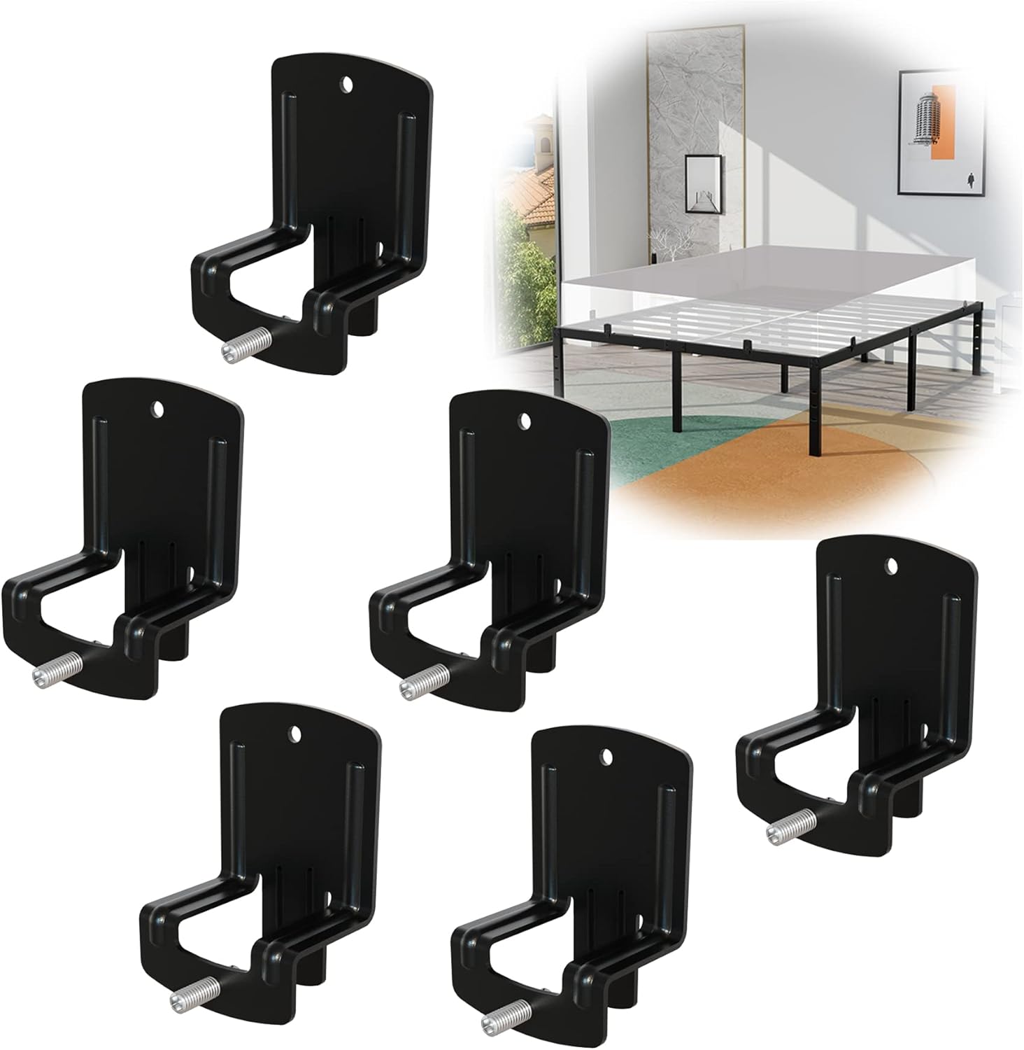 HOMUS AntiSlip Mattress Gaskets/6 PCS Non Slip Mattress Baffle or