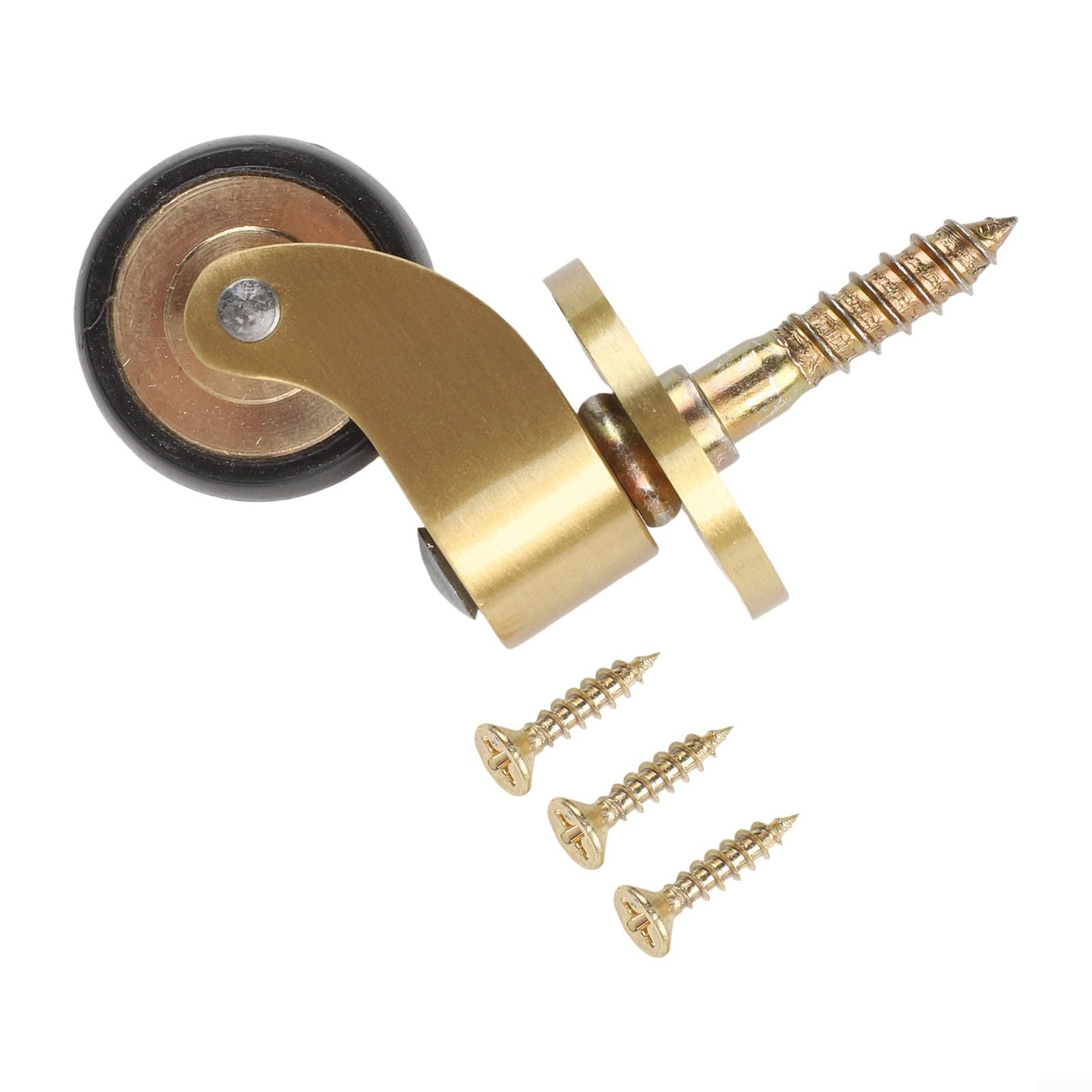 FACULX Heavy Duty Brass Casters, Brass Castors 360°Swivel Furniture Wheels Furniture Casters For Easy Movement Of Furniture(T4926)