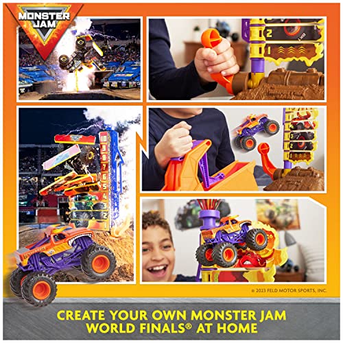 Image of Monster Jam El Toro Loco Big Air Challenge Playset with Exclusive Monster Truck, Over 20-Inch Tall, 1:64 Scale, Kids Toys for Boys Ages 3 and up
