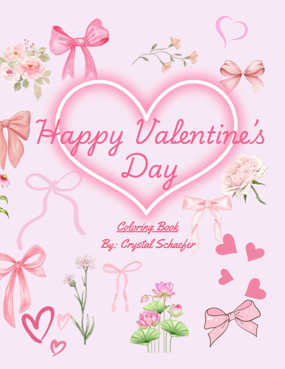 Happy Valentine's Day coloring book