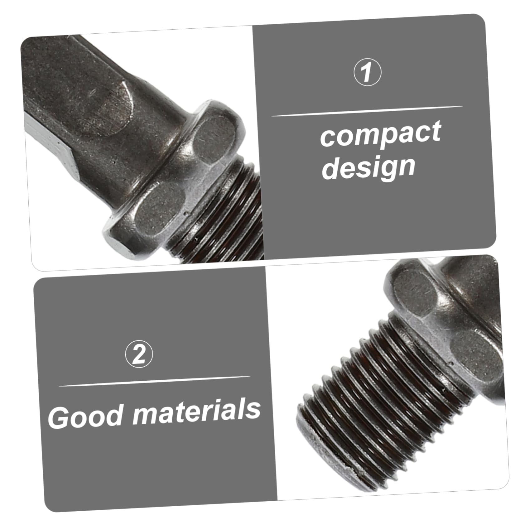 ifundom 2 Set Manufatto Di Legna Da Ardere Coni Per Punte Da Trapano Per Legno Cono Della Punta Del Trapano Punta Da Carpentiere Spaccalegna Black Acciaio Al Carbonio 5 Pezzi*2