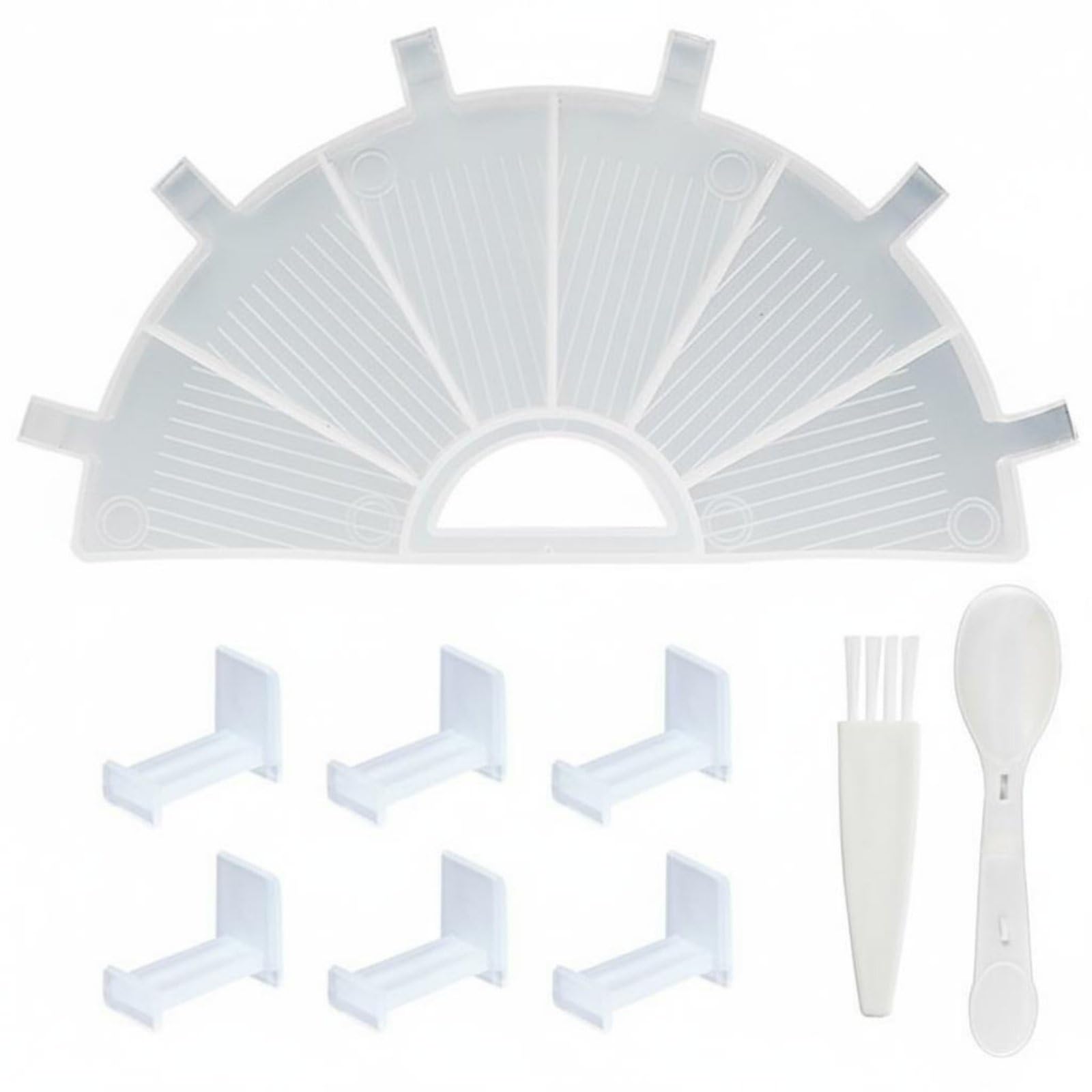 DIY Tool Crystal Painting Tray Rhinestone Sorting Tray Multi-Section Drill Plate for Crafters, Hobbyists, Transparent, 1-image-27