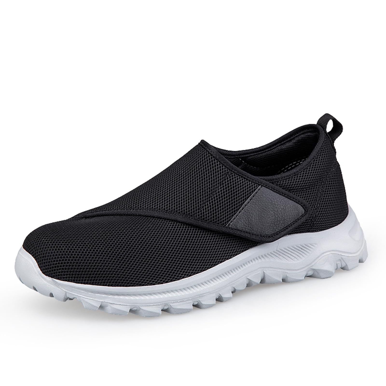 Zapatos para diabéticos para hombre y mujer, extra anchos, ajustables, cómodos, ultraligeros, antideslizantes, con velcro, talla 36-45