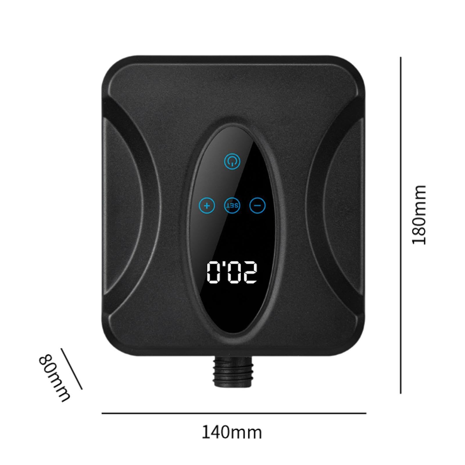 Harilla Pompa Ad Elettrica, Pompa Ad Alta Pressione, Gonfiatore Ad Ricaricabile con Ugelli, Pompa di Gonfiaggio, Display Digitale a LED per Materass