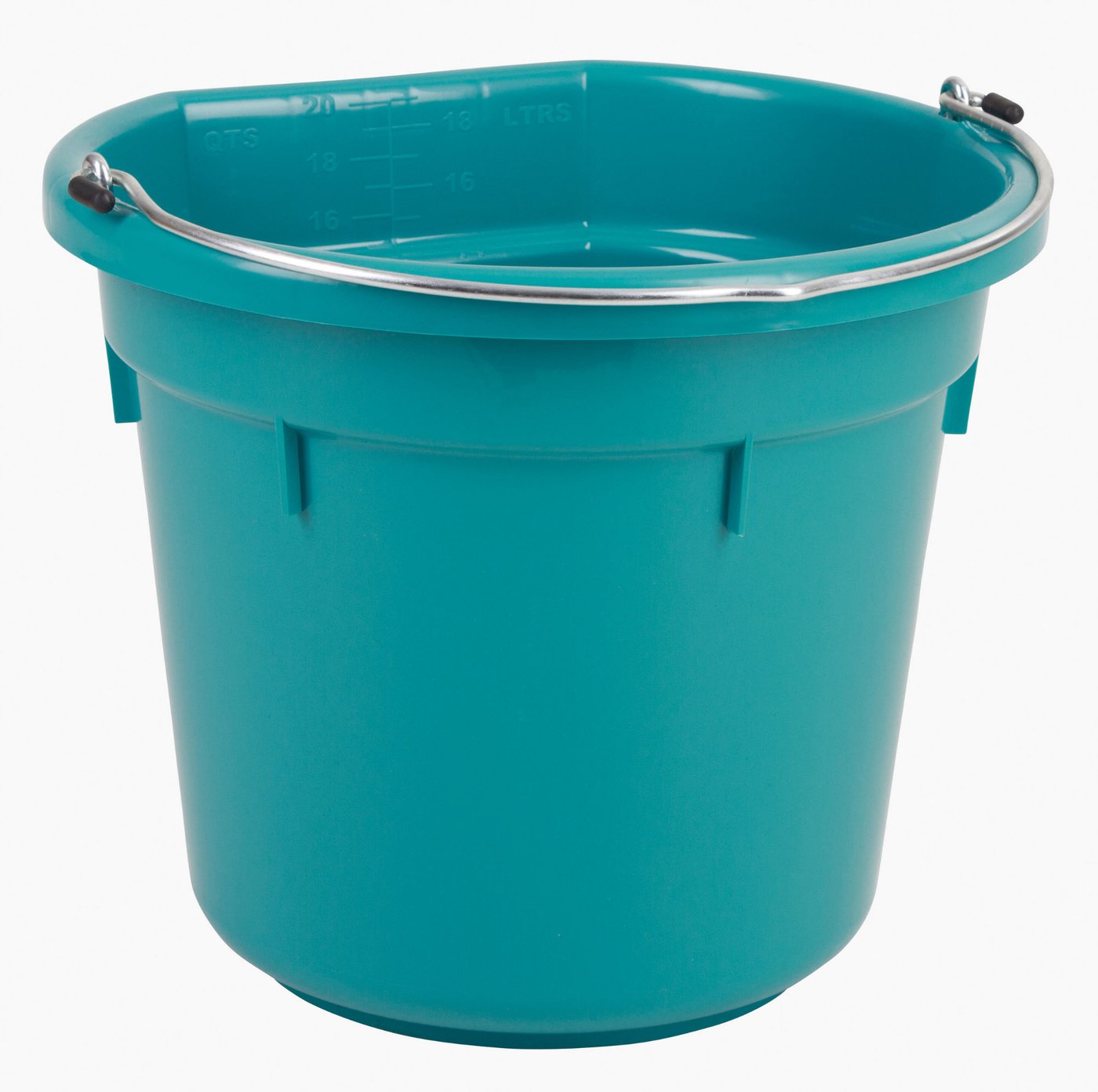 Kerbl 323558 pojemnik na karmę i wodę Flat Back ok. 20 l, akwamaryn