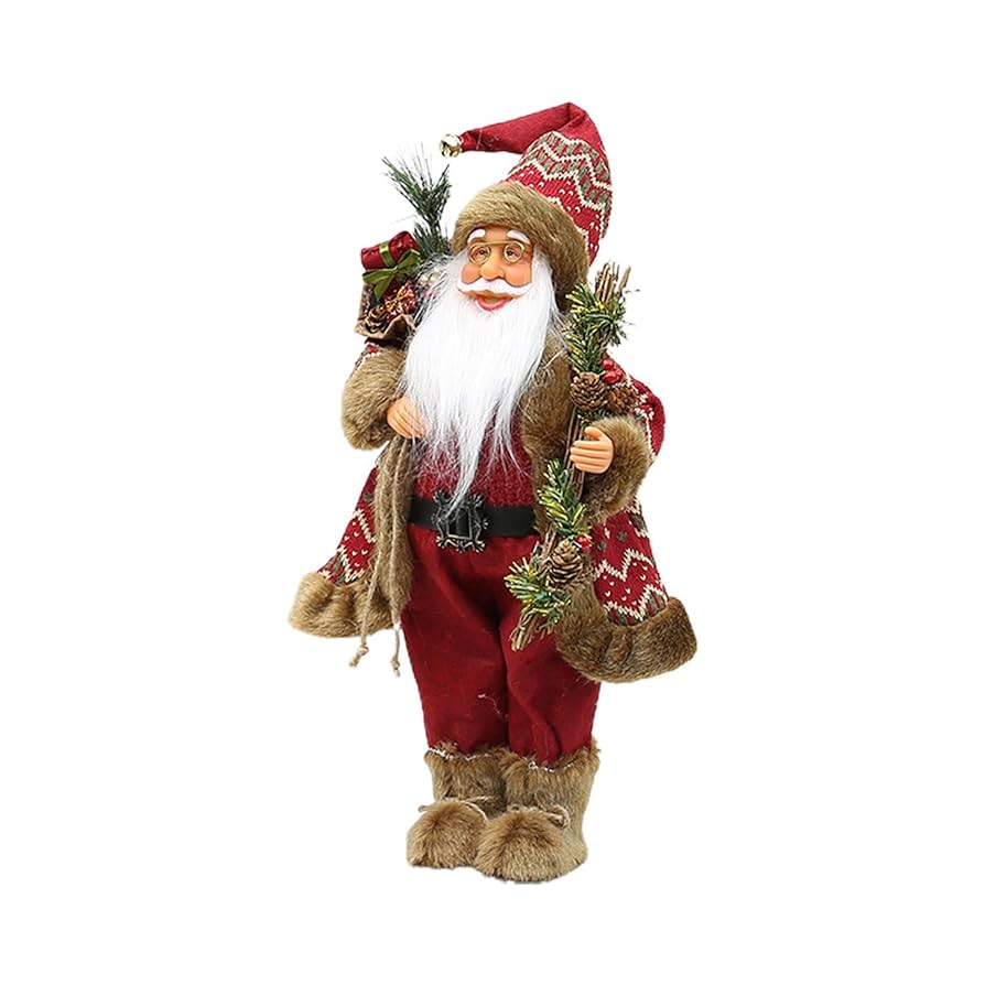 Amazon.co.jp: Ozozuize クリスマス サンタ クロース フィギュア