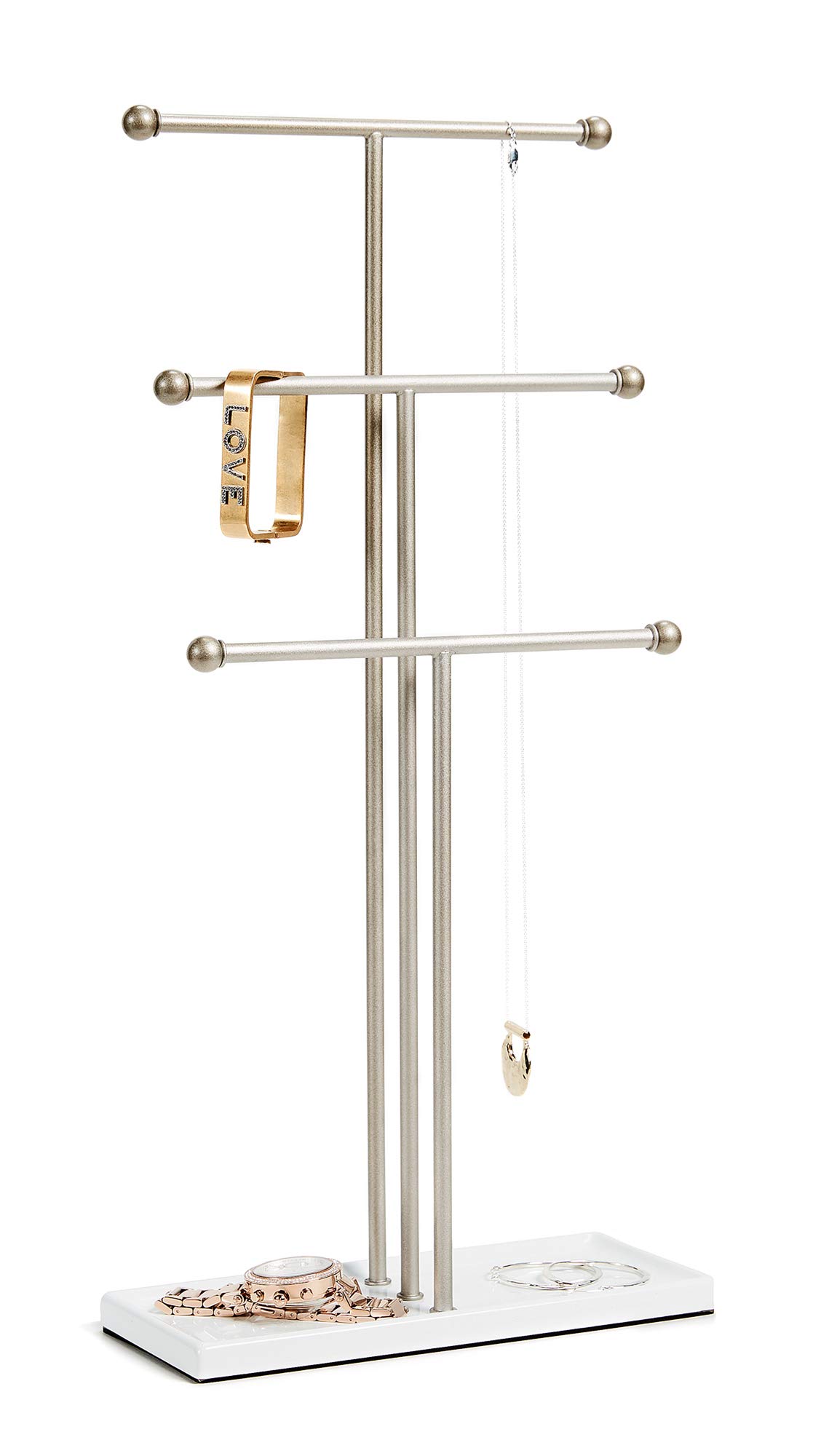 TRIGEM JWL STAND WHT/NKL