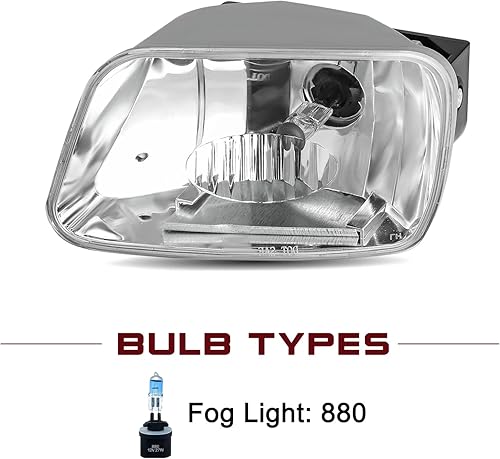 Miniatura 2 de JSBOYAT Conjunto de repuesto de faros delanteros con bombillas incluidas para Chevy Trailblazer 2002-2009 con rejilla de ancho completo para el lado