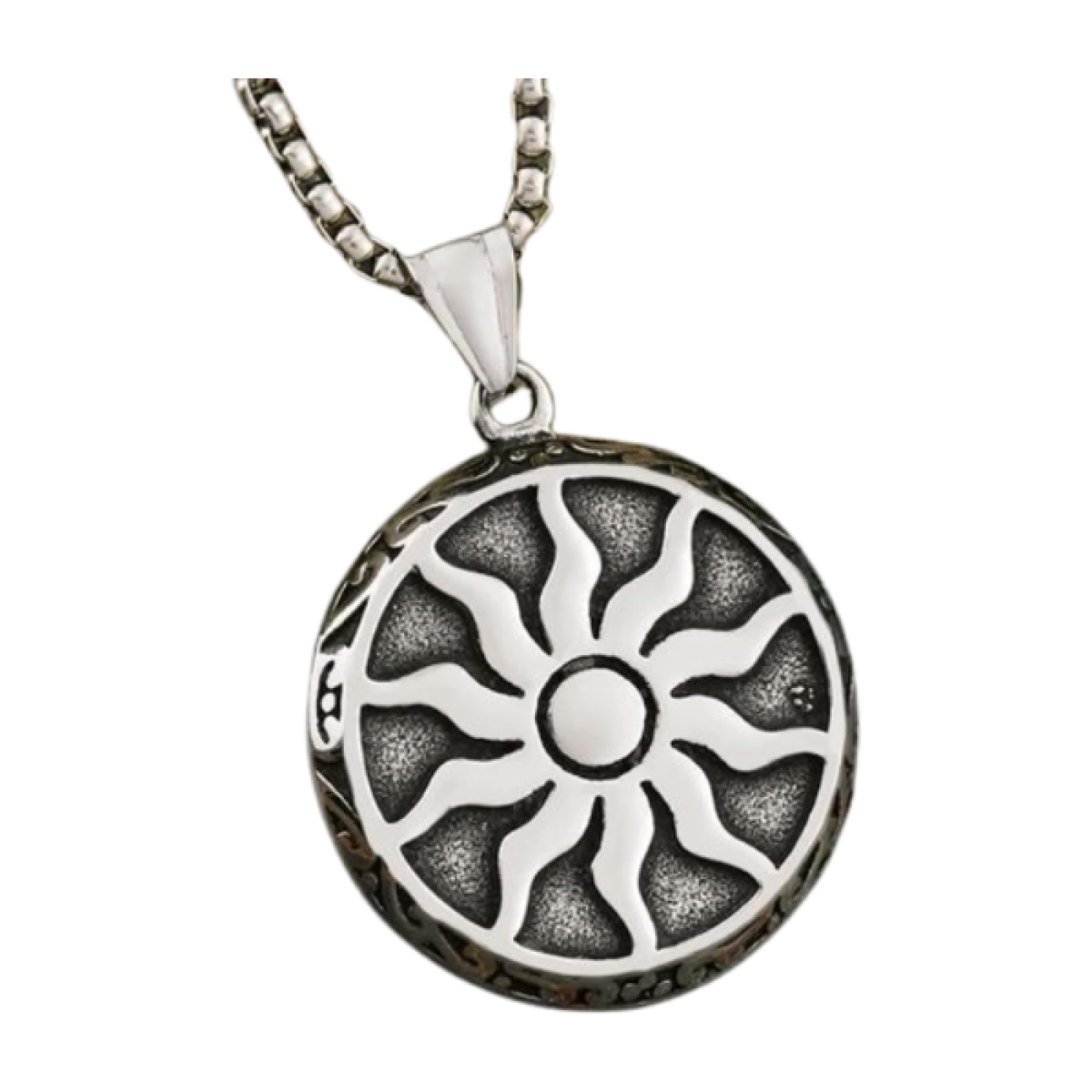 Halskette Ketten Schmuck Herren Frauen Anhänger Necklaceanhänger Halskette Herren Rundes Amulett