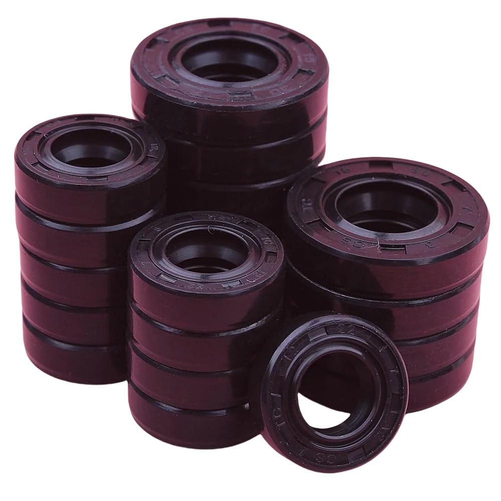 Kit di guarnizioni per albero motore 10 X per decespugliatore CG430 40-5 Trimmer 15x30x7, 12x22x7