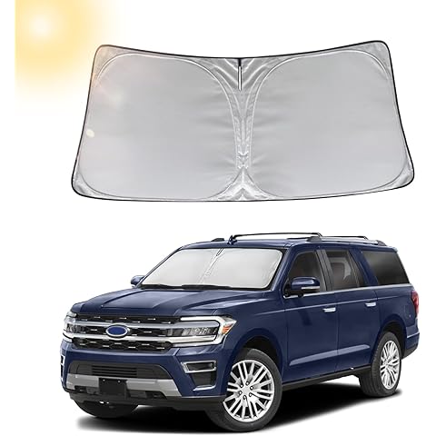 for Ford Explorer Sun Shade Windshield Sunshade - Front Windshield Shade Custom Fit...