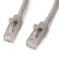 Startech.Com Cavo Patch Antigroviglio UTP Rj45 Cat6 Gigabit 15 M Grigio