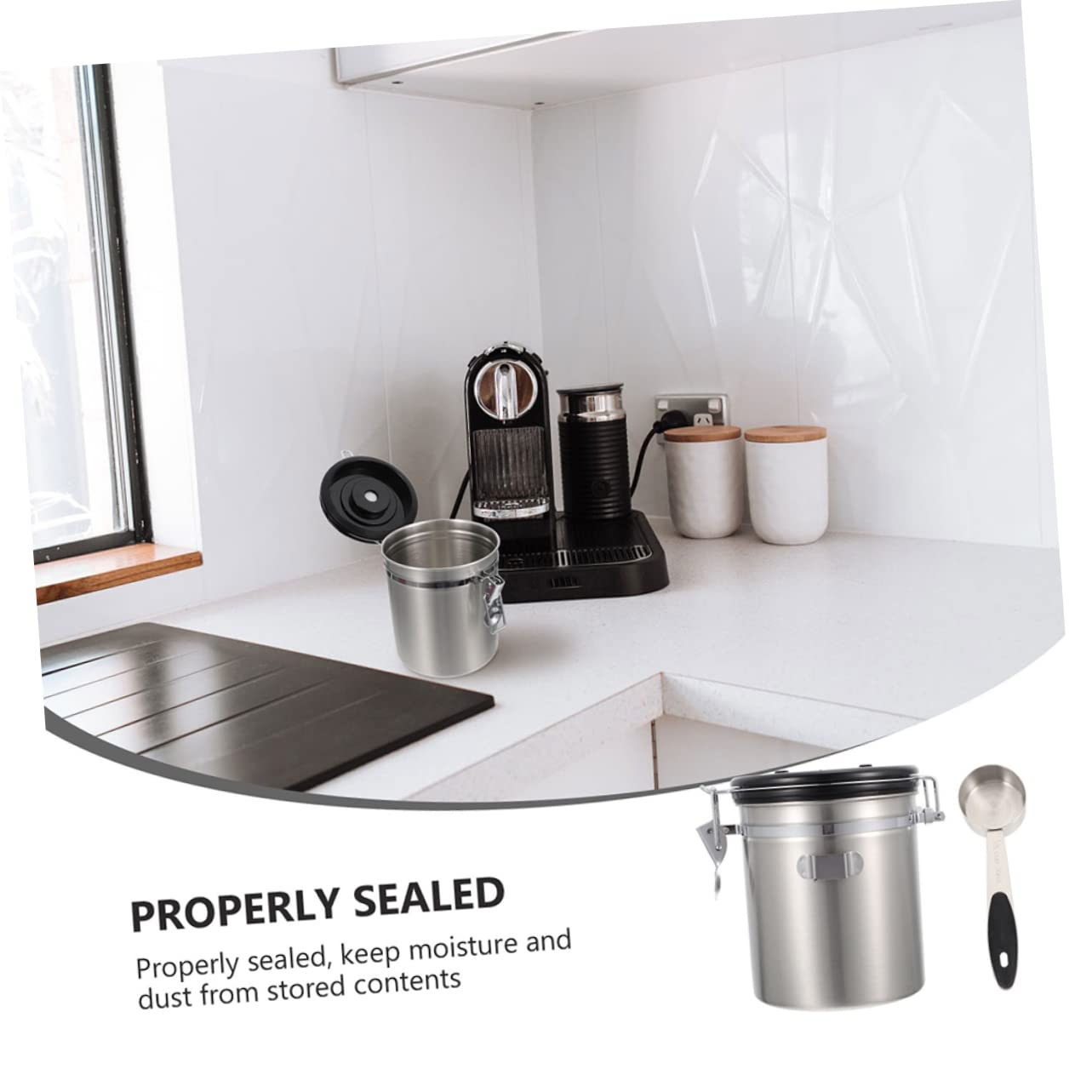 PRETYZOOM Pet Food Storage Containers Airtight Sealed Can Sealed Jar for Cats Dog Pantry Containers