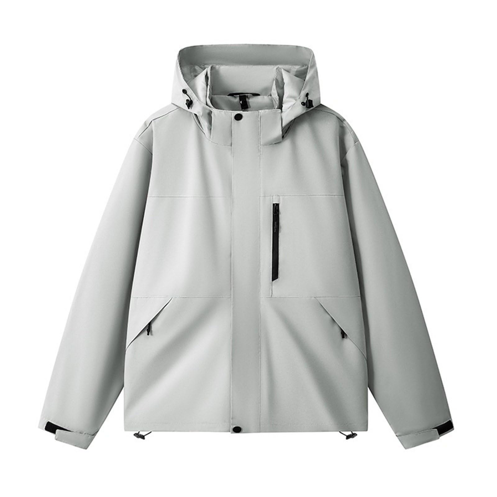 Chubasquero para mujer, impermeable, transpirable, ligero, con capucha, chubasquero para senderismo, chaqueta para exteriores, cortavientos, trekking, chaqueta deportiva Softshell, cómoda chaqueta