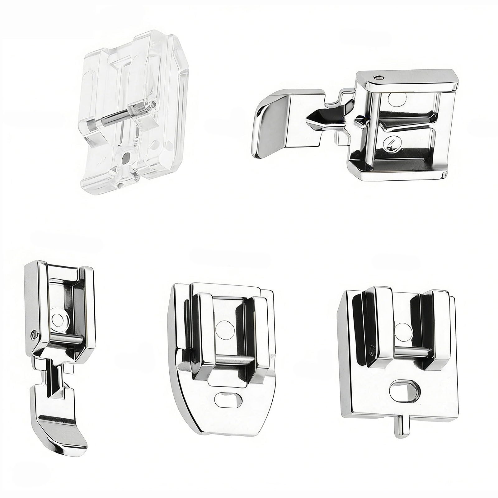 Extended Presser Foot for Flatbed Sewing Machines Sturdy Alloy Construction Smooth Cloth Feeding Alloy Presser Foot for Sewing Machine