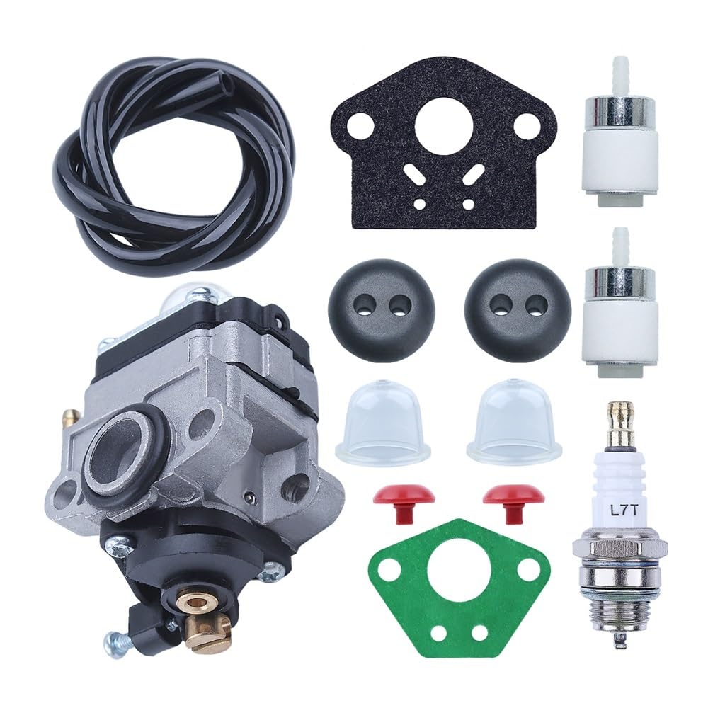 Herramientas de jardín Línea de Filtro de Combustible del carburador Compatible con TB144, TB26CO, TB415CS, TB465SS. Reemplazar por 753-1225, 753-04296 y 753-05251.